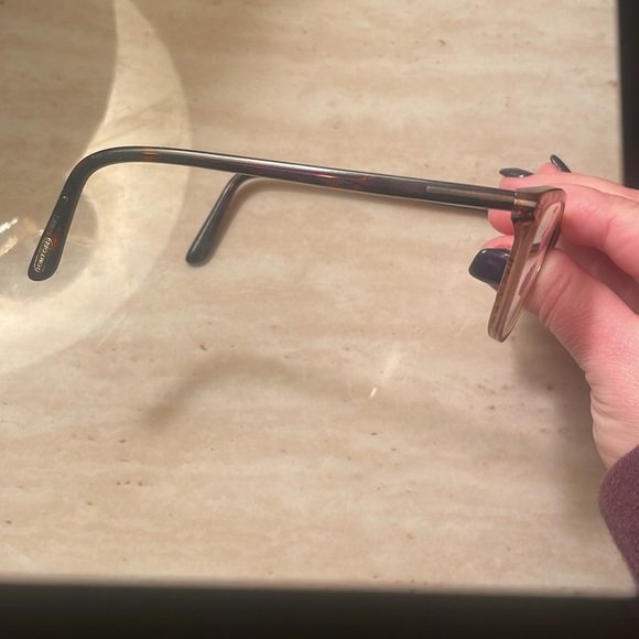 Tom Ford Glasses FT 5636 -B 045 Shiny Transp. Brown, Dark Havana, Rose Gold - Picture 3 of 7